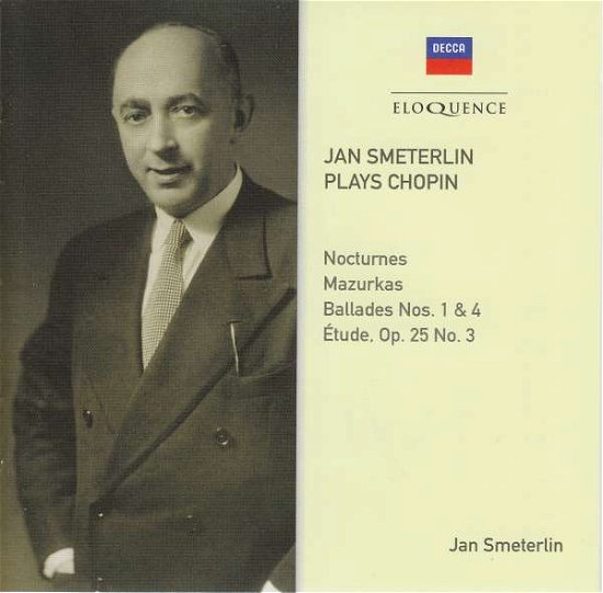 Cover for Jan Smertelin · Jan Smeterlin Plays Chopin (CD) (2020)