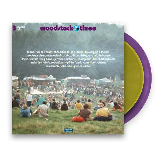 Cover for Woodstock Three · Woodstock Three (3 LP Coloured Vinyl) (LP) [Limited edition] (2019)