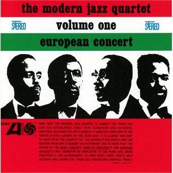 Cover for Modern Jazz Quartet the · European Concert Vol 1 (CD) [24 bit edition] (2013)