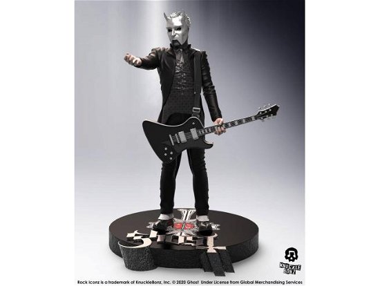 Ghost - Ghost Nameless Ghoul (black Guitar) Rock Iconz Statue (Merchandise Collectible) - Ghost - Produtos - KNUCKLE BONZ - 0655646625089 - 11 de fevereiro de 2021