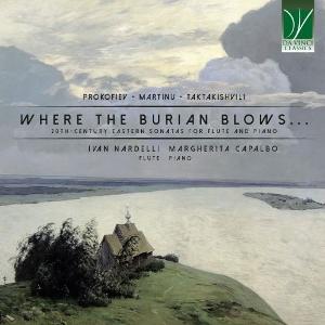 Cover for Ivan Nardelli &amp; Margherita Capalbo · Prokofiev, Martinu &amp; Taktakischvili: Where The Burian Blows (CD) (2025)