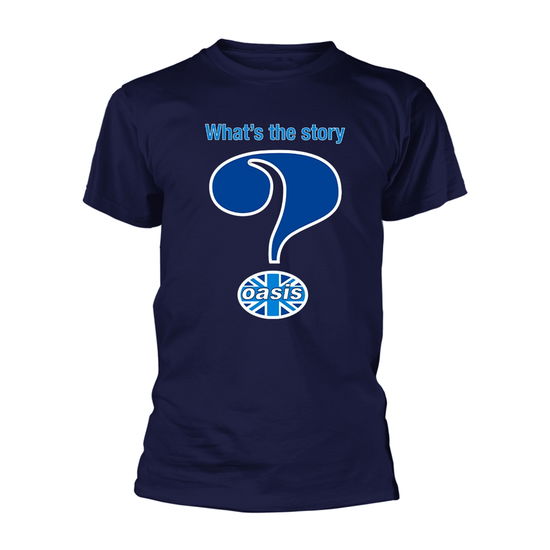 Cover for Oasis · Question Mark (Navy) (T-shirt) [size S] [Blue edition] (2020)