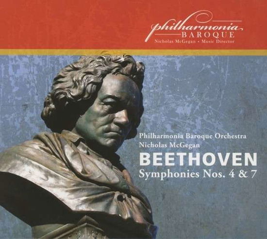 Symphonies Nos. 4 & 7 - Ludwig Van Beethoven - Muziek - PHILHARMONIA BAROQUE PRODUCTIONS - 0852188003089 - 29 april 2013