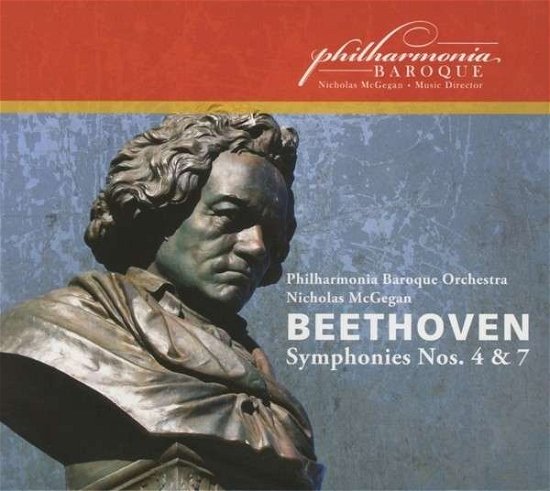 Cover for Ludwig Van Beethoven · Symphonies Nos. 4 &amp; 7 (CD) (2013)