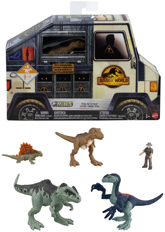 Jurassic World Mini Figure Multipack #4 - Jurassic World - Merchandise -  - 0887961945089 - 10. august 2022