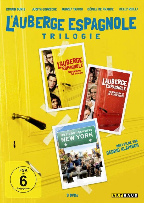 Cover for Duris,romain / Tautou,audrey · Auberge Espagnole,l-die Trilogie (DVD) (2021)