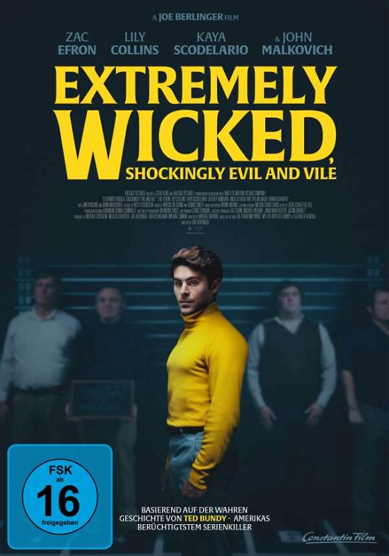 Cover for Zac Efron,lily Collins,jim Parsons · Extremely Wicked,shockingly Evil and Vile (DVD) (2019)