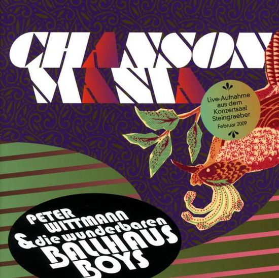 Cover for Peter Wittmann &amp; Die Wunderbaren Ballhaus Boys · Chansonmania (CD) (2023)