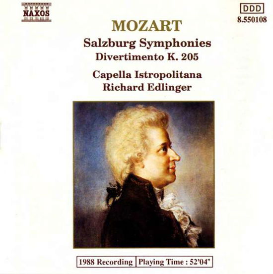 Cover for Mozart Wolfgang Amadeus · Divertimento K 136, K 137, K 138 (CD) (1993)