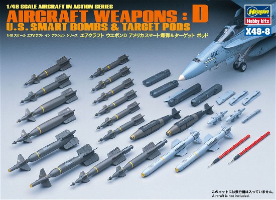 Cover for Hasegawa · 1/48 Aircraft Weapons D Us Smart Bombs En Target Pods X48-8 (N/A)