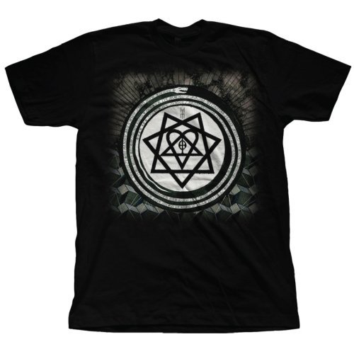Cover for Him · HIM Unisex T-Shirt: Album Symbols (T-shirt) [size S] [Black - Unisex edition] (2013)