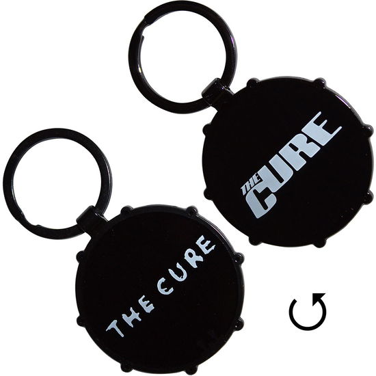 Cover for The Cure · The Cure Keychain: Logos Drum Double-Sided (MERCH) (2025)