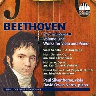 Cover for Beethoven / Silverthorne / Norris · Beethoven by Arrangement 1 (CD) (2011)
