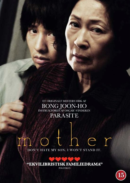 Cover for Bong Joon Ho · Mother (DVD) (2021)