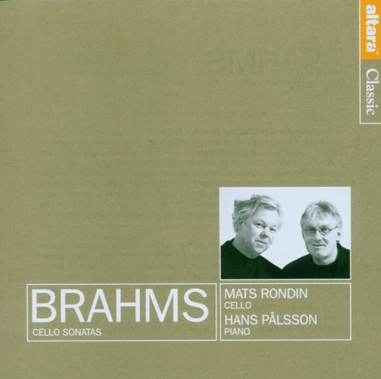 Cover for Rondin,mats / palsson,hans · Cellosonaten (CD)