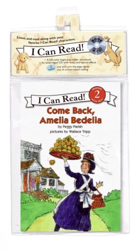 Cover for Peggy Parish · Come Back, Amelia Bedelia Book and CD - I Can Read Level 2 (Lydbog (CD)) [Pap / Com edition] (2008)