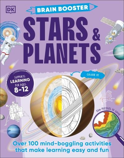 Cover for Dk · Brain Booster Stars and Planets: Over 100 Mind-Boggling Activities that Make Learning Easy and Fun - Brain Booster (Paperback Bog) (2024)