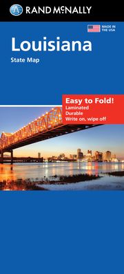 Rand McNally Easy to Fold: Louisiana State Laminated Map - Rand Mcnally - Books - RAND MCNALLY - 9780528026089 - November 18, 2021