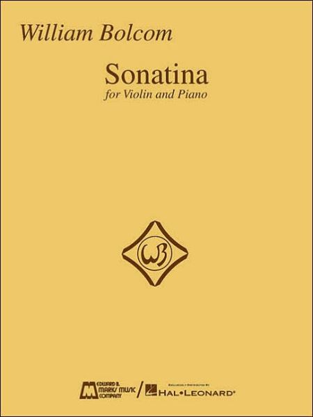 Cover for William Bolcom · Sonatina (Paperback Book) (2001)