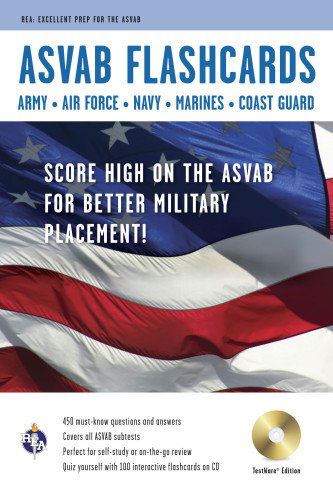 Cover for Editors of Rea · Asvab Flashcards (Military (Asvab) Test Preparation) (Paperback Book) [Pap / Cdr edition] (2011)