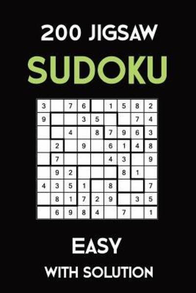 Cover for Tewebook Sudoku Puzzle · 200 Jigsaw Sudoku Easy With Solution (Paperback Bog) (2019)