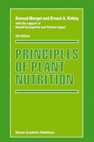 Cover for Konrad Mengel · Principles of Plant Nutrition (Paperback Book) [5th Ed. 2001 edition] (2001)