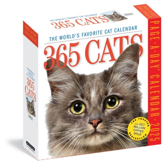 365 Cats Page-A-Day® Calendar 2025: The World's Favourite Cat Calendar - Workman Calendars - Gadżety - Workman Publishing - 9781523525089 - 10 września 2024