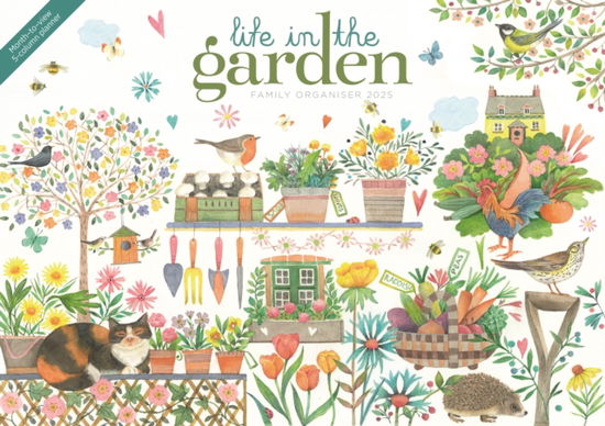 Cover for Carousel Calendars · Life in the Garden Planner A4 Calendar 2025 (Paperback Book) (2024)