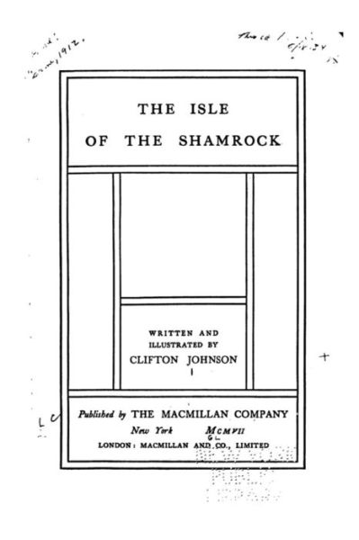 Cover for Clifton Johnson · The Isle of the Shamrock (Paperback Book) (2016)