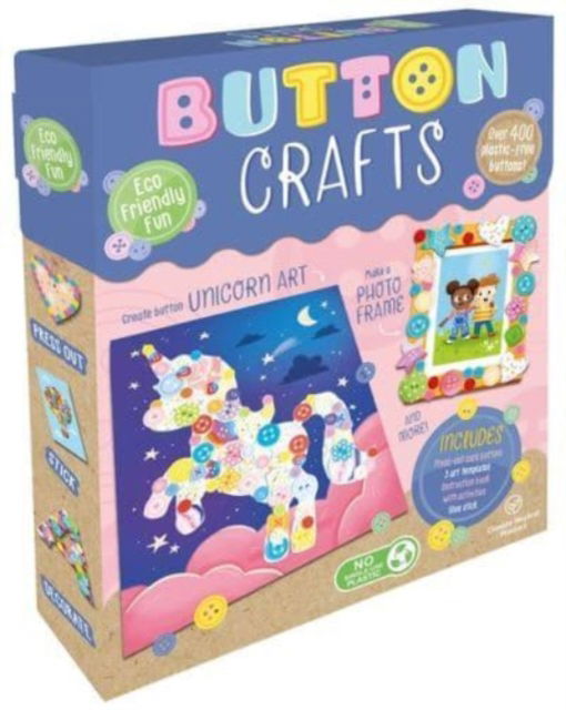 Cover for Igloo Books · Button Crafts - Children’s Arts and Crafts Activity Kit (Pocketbok) (2023)