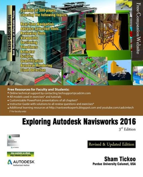 Cover for Cadcim Technologies · Exploring Autodesk Navisworks 2016, 3rd Edition (Paperback Book) (2015)