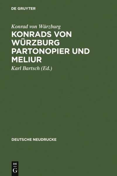 Cover for Rainer Konrad Von W. Rzburg · Konrad von Würzburg:Konrads von Würzbur (Book) (1970)
