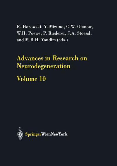 Cover for Y Mizuno · Advances in Research on Neurodegeneration: Volume 10 - Journal of Neural Transmission. Supplementa (Paperback Book) [Softcover reprint of the original 1st ed. 2003 edition] (2003)