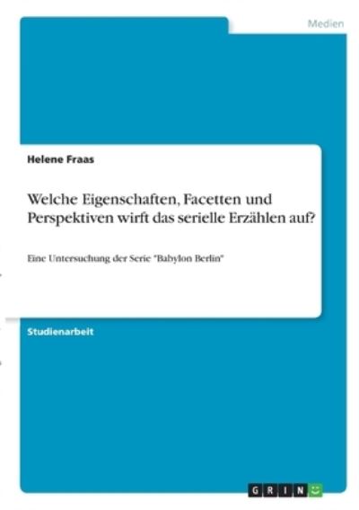 Cover for Fraas · Welche Eigenschaften, Facetten un (N/A)