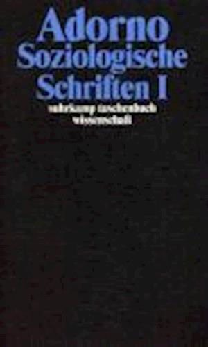 Suhrk.TB.Wi.1708 Adorno.Soziologische.1 - Theodor W. Adorno - Bücher -  - 9783518293089 - 