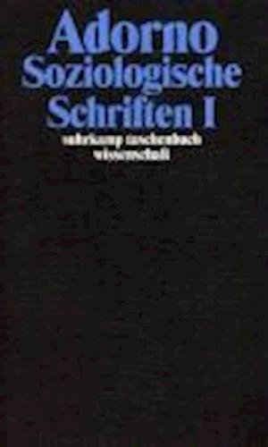 Cover for Theodor W. Adorno · Suhrk.TB.Wi.1708 Adorno.Soziologische.1 (Book)