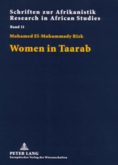 Cover for Mohamed El-Mohammady Rizk · Women in Taarab: The Performing Art in East Africa - Schriften Zur Afrikanistik - Research in African Studies (Paperback Book) (2006)