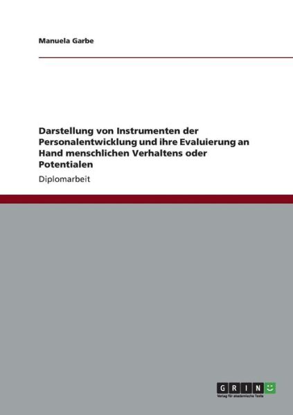 Cover for Garbe · Darstellung von Instrumenten der (Book)