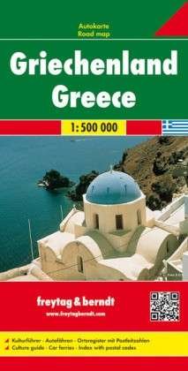 Cover for Freytag &amp; Berndt · Freytag &amp; Berndt Road Map: Greece (Inbunden Bok) (2019)
