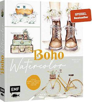 Boho Watercolor - Madeleine Zülke - Books - Edition Michael Fischer / EMF Verlag - 9783745916089 - April 19, 2023