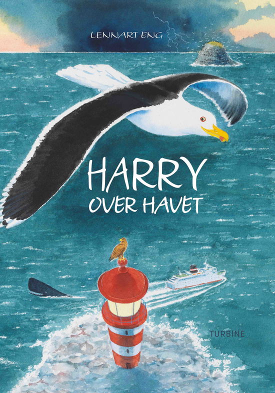 Cover for Lennart Eng · Harry over havet (Hardcover Book) [1. Painos] (2020)