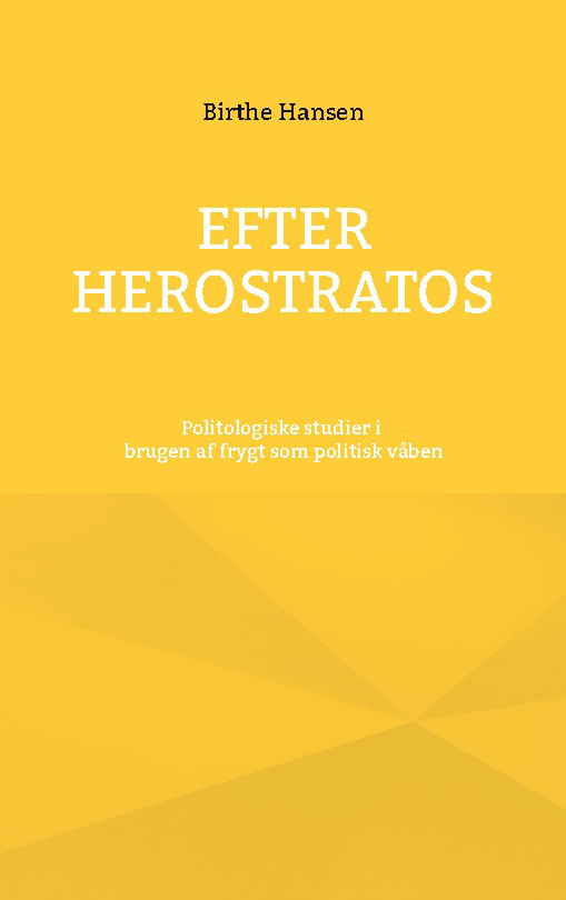 Cover for Birthe Hansen · Efter Herostratos (Paperback Book) [1. Painos] (2023)