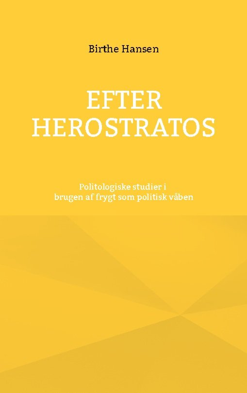 Cover for Birthe Hansen · Efter Herostratos (Pocketbok) [1:a utgåva] (2023)
