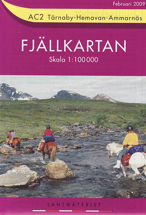 Cover for Lantmäteriet · Fjällkartan AC: Tärnaby - Hemavan - Ammarnäs (Hardcover Book) (2009)