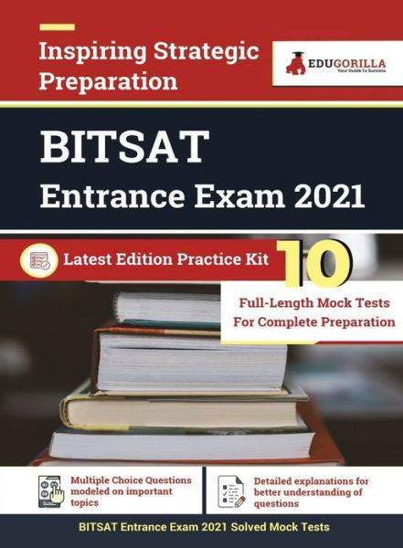 Cover for Edugorilla · BITSAT Entrance Exam 2021 10 Mock Tests (Paperback Book) (2022)