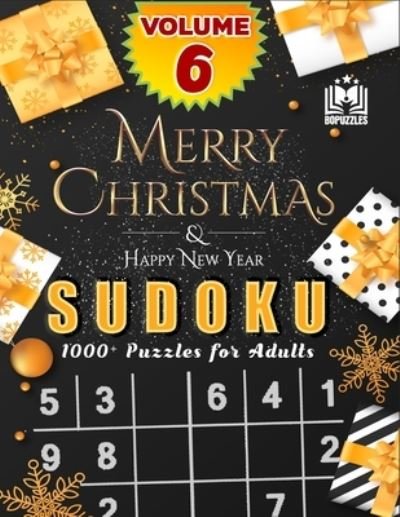 Cover for Bopuzzles · Merry Christmas Sudoku Volume 6 (Paperback Book) (2020)