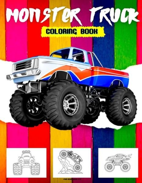 Cover for Lisa · Monster Truck Coloring Book For Kids Ages 4-8: for boys and girls (Paperback Bog) (2021)