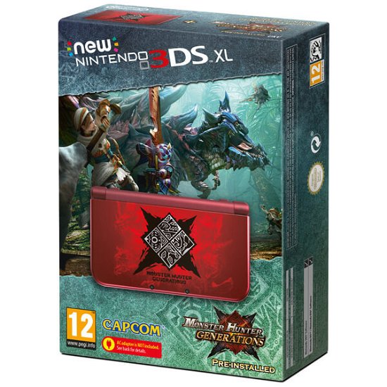 Cover for Nintendo · NEW Nintendo 3DS XL Console - Monster Hunter Generations Edition (3DS)