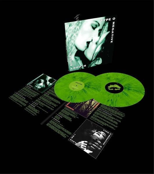 Cover for Type O Negative · Bloody Kisses: Suspended In Dusk (LP) [Limited Green &amp; Black Vinyl edition] (2024)