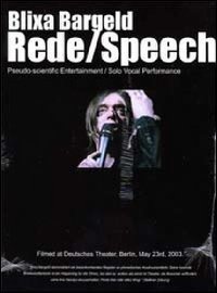 Cover for Blixa Bargeld · Rede / Speech (DVD) (2006)